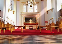 Beautiful church interior. Free public domain CC0 photo.