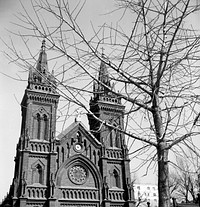 Historical church architecture. Free public domain CC0 image.