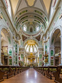 Beautiful church interior. Free public domain CC0 photo.