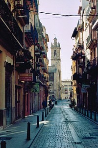 Russafa streets, Valencia, Spain. Free public domain CC0 photo.