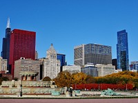 Autumn in Chicago, United States of America. Free public domain CC0 photo.