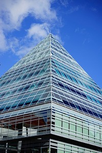 City library building in Ulm. Free public domain CC0 image.