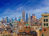 Cityscape in Manhattan. Free public domain CC0 image.