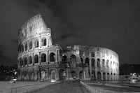 Outside of Colosseum in Rome, Italy. Free public domain CC0 photo.
