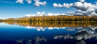 Beautiful mountain lake, nature background. Free public domain CC0 photo.