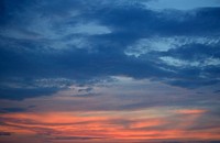 Evening sky background. Free public domain CC0 image.