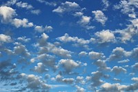 Cloudy sky background. Free public domain CC0 iamge.