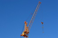 Crane, construction. Free public domain CC0 photo.