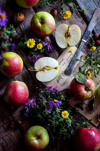 Free apples image, public domain fruit CC0 photo.