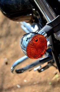 Motorbike light. Free public domain CC0 photo