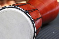 Traditional drums, musical instrument. Free public domain CC0 photo.