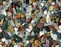 Colorful pebbles. Free public domain CC0 image.
