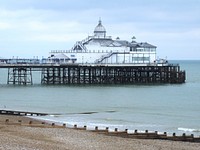 Eastbourne pier. Free public domain CC0 image