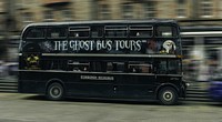 Ghost tour bus. Free public domain CC0 photo.