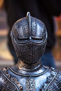 Free knight sculpture image, public domain art CC0 photo.