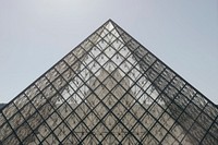 Free Louvre Pyramid, Paris, France image, public domain