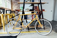 Parked bicycle image, free public domain CC0 photo.