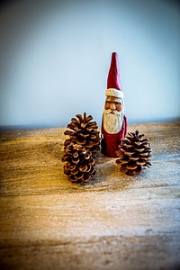 Free Santa Claus miniature image, public domain Christmas CC0 photo.