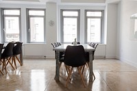 Empty office meeting room, free public domain CC0 image.