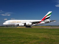Emirates airlines airbus aircraft, location unknown, 30/07/2015. 