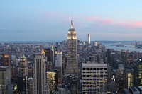 Empire state building skyline view. Free public domain CC0 photo.