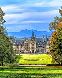 Biltmore estate winery architecture. Free public domain CC0 photo.