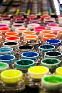 Watercolors, art supplies. Free public domain CC0 photo