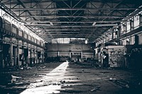 Abandoned building, background photo. Free public domain CC0 image.