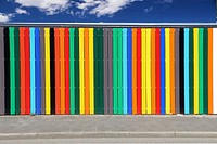 Colorful wall. Free public domain CC0 photo.