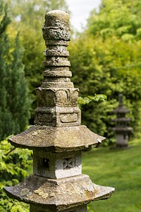 Stone craved lantern. Free public domain CC0 image.