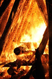 Campfire aesthetic background. Free public domain CC0 photo.