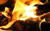 Campfire aesthetic background. Free public domain CC0 photo.