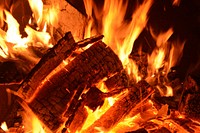 Campfire aesthetic background. Free public domain CC0 photo.