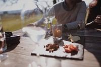 Outdoor restaurant, food image. Free public domain CC0 photo.