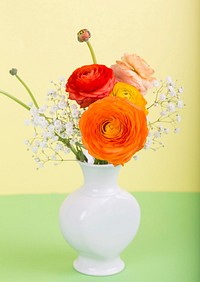 Flower arrangement background. Free public domain CC0 image.