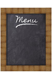 Menu board frame. Free public domain CC0 photo.