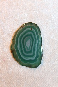 Beautiful green slice of crystal. Free public domain CC0 photo.