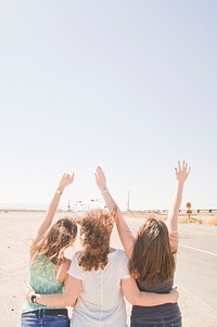 Teen girls, background photo. Free public domain CC0 image.