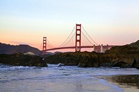 Golden Gate bridge, San Francisco. Free public domain CC0 photo.