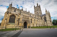 Gloucester cathedral architecture. Free public domain CC0 image.