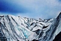 Mountain covered in snow. Free pubic domain CC0 photo.