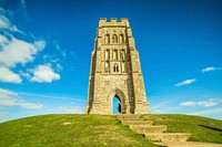 Glastonbury Tor, UK. Free public domain CC0 photo.