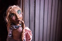 Puppet doll of woman