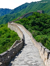 Great Wall of China in Beijing. Free public domain CC0 image.