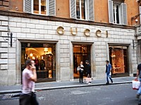Gucci store at Via Condotti, Italy - 14 October 2015
