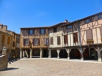 Old half timbered houses. Free public domain CC0 photo.