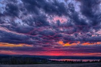 Evening sky background. Free public domain CC0 photo.