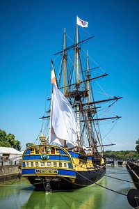 Sailing ship. Free public domain CC0 photo.