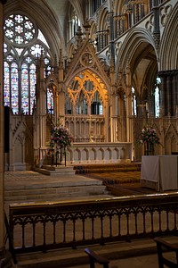 Beautiful church interior. Free public domain CC0 photo.