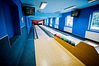 Bowling alley. Free public domain CC0 photo.